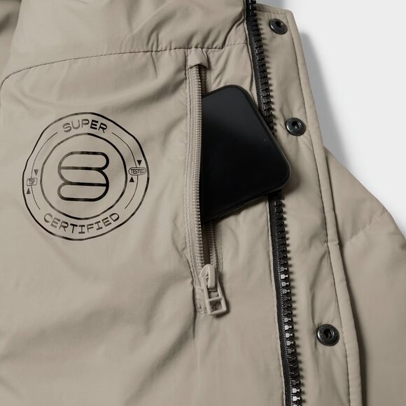 Aritzia The Super Puff Mid - Modern Taupe - Size XS - Picture 5 of 16